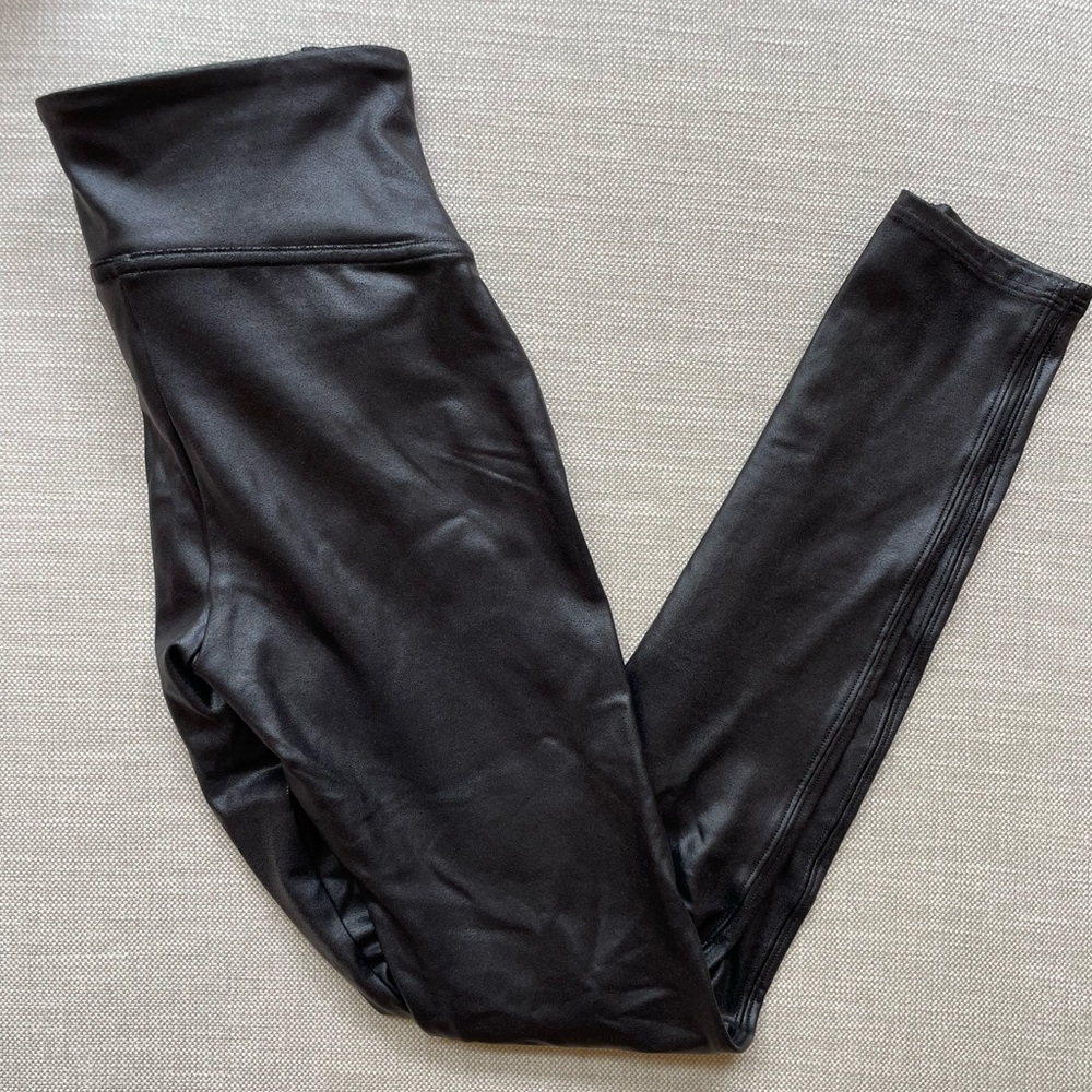 Spanx Black Faux Leather Legging